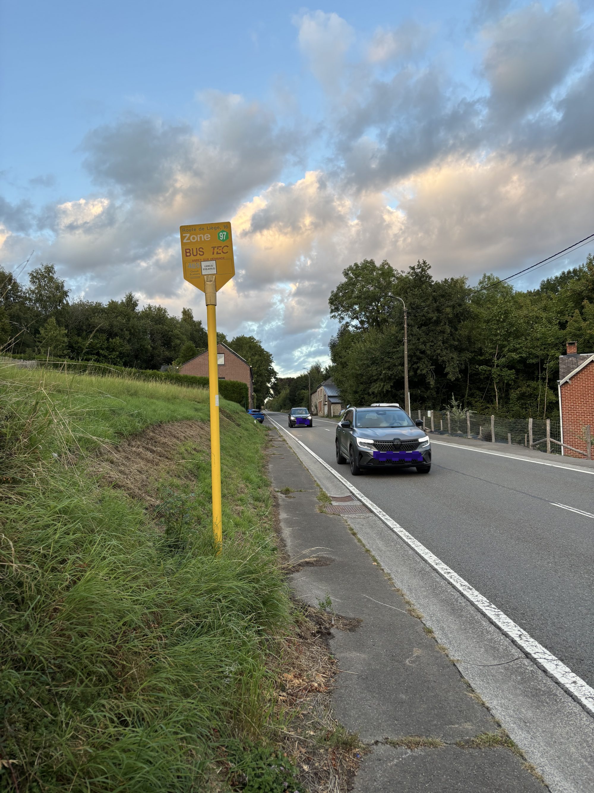Dangereux arrêt de bus